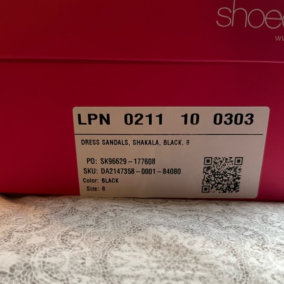 Shakala Black Dress Sandals - Picture 7 of 7